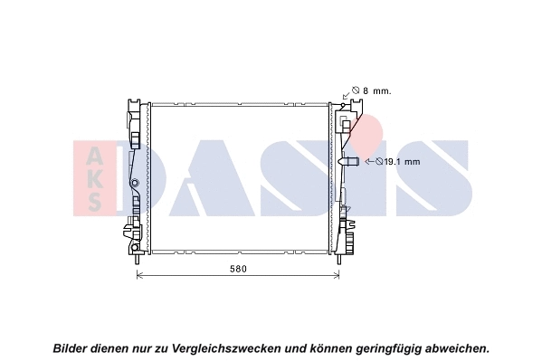 Radiator, engine cooling (180105N)