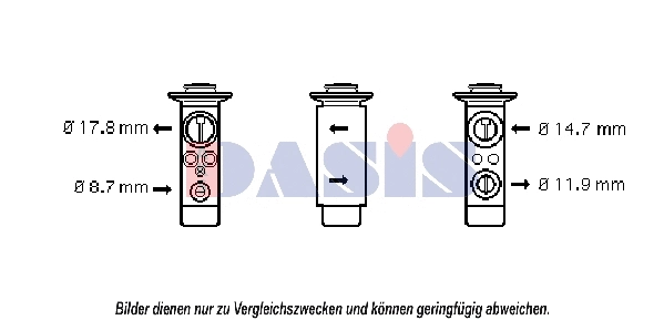 Expansion Valve, air conditioning (840169N)