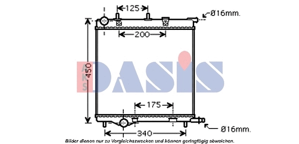 Radiator, engine cooling (160113N)