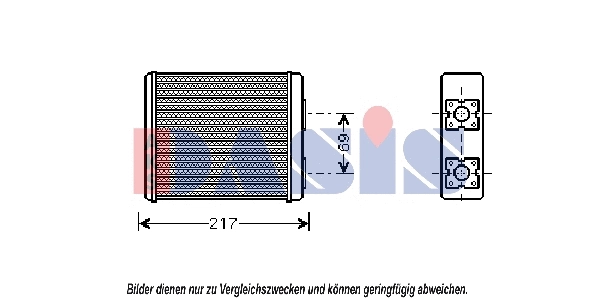 Heat Exchanger, interior heating (096005N)