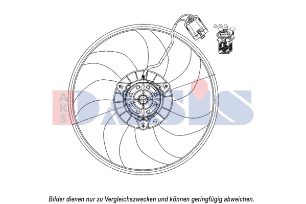 Fan, engine cooling (158111N)