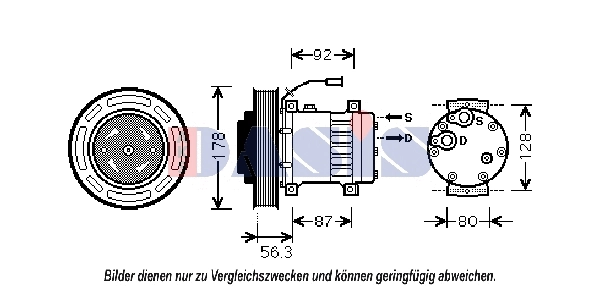 Compressor, air conditioning (851892N)