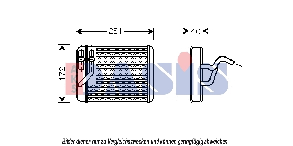 Heat Exchanger, interior heating (516004N)