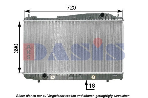 Radiator, engine cooling (520084N)