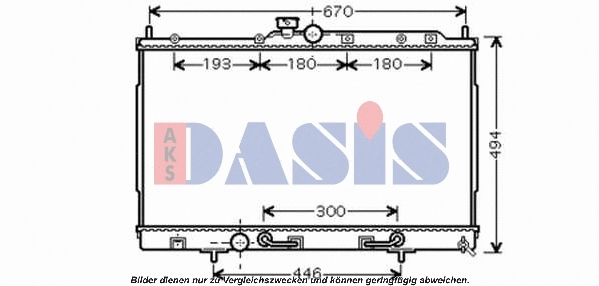 Radiator, engine cooling (140085N)