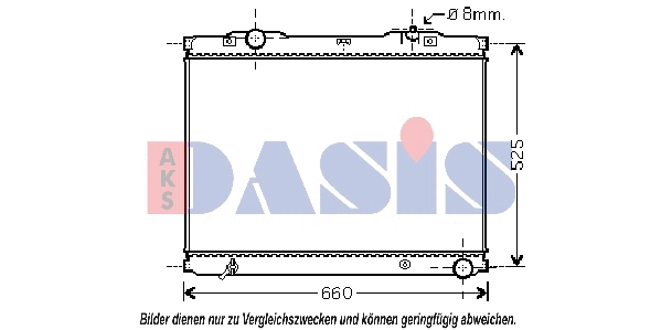 Radiator, engine cooling (510057N)