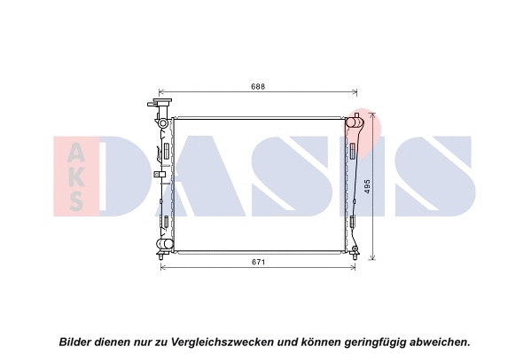 Radiator, engine cooling (510174N)