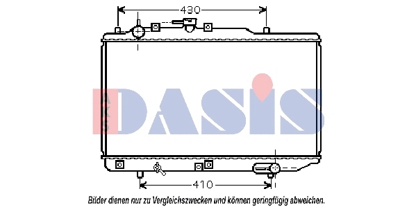 Radiator, engine cooling (110068N)