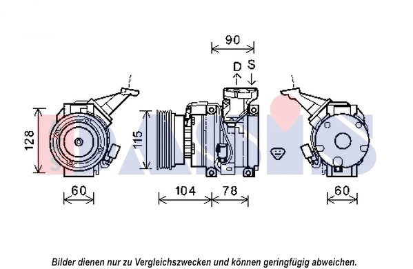 Compressor, air conditioning (852635N)