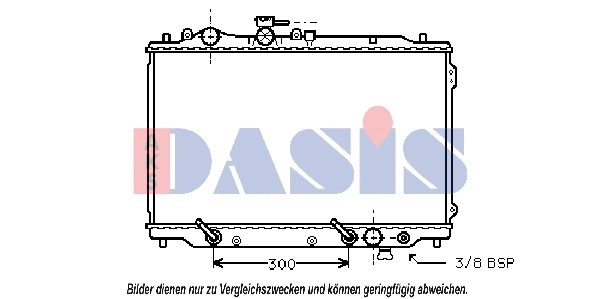 Radiator, engine cooling (110025N)