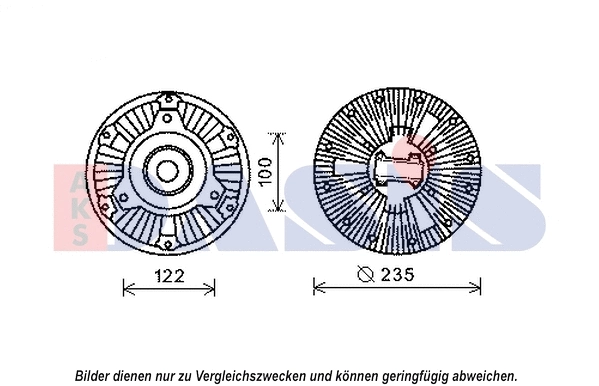 Clutch, radiator fan (138067N)