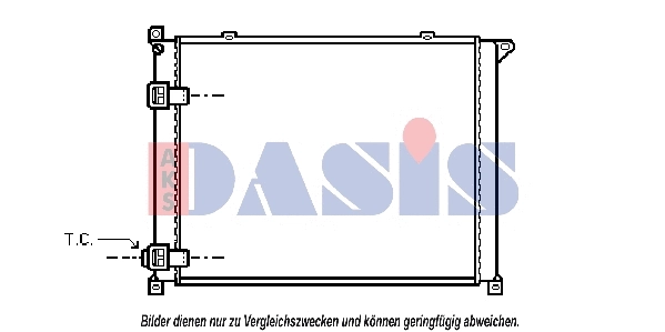 Radiator, engine cooling (181140N)