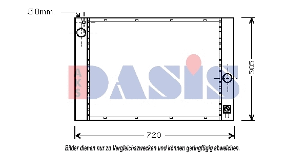 Radiator, engine cooling (051007N)
