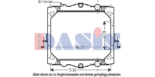Radiator, engine cooling (290013N)