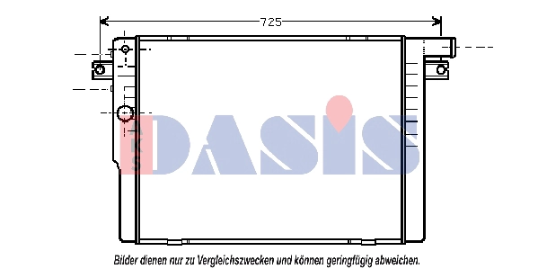 Radiator, engine cooling (050890N)