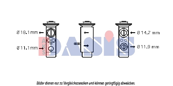 Expansion Valve, air conditioning (840107N)
