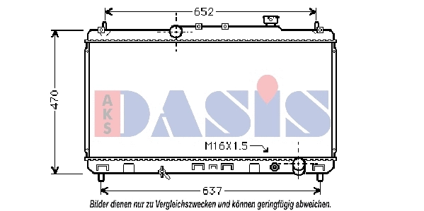 Radiator, engine cooling (219071N)