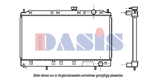 Radiator, engine cooling (140051N)