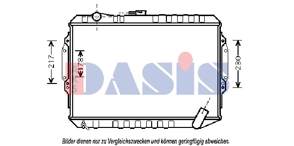 Radiator, engine cooling (140025N)