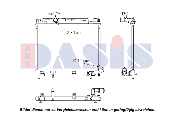 Radiator, engine cooling (210258N)