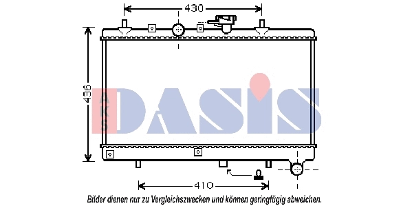 Radiator, engine cooling (510056N)