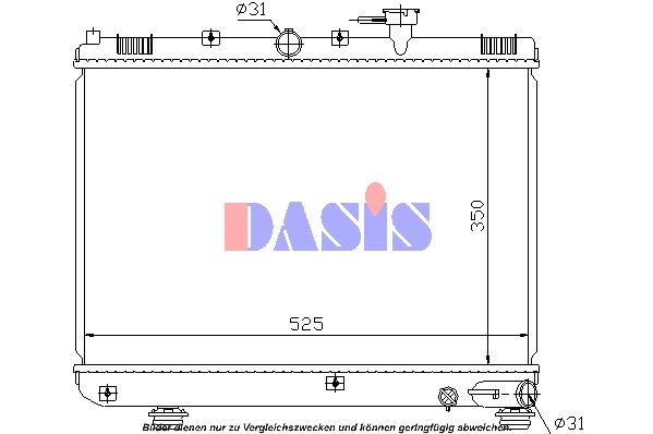 Radiator, engine cooling (510001N)