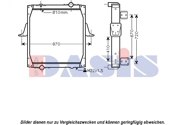 Radiator, engine cooling (390013N)