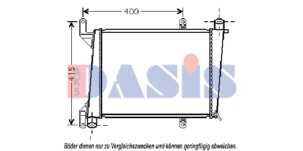 Radiator, engine cooling (220000N)