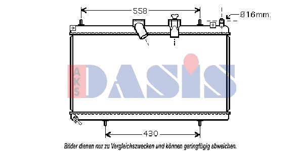 Radiator, engine cooling (060059N)