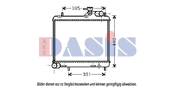 Radiator, engine cooling (560025N)