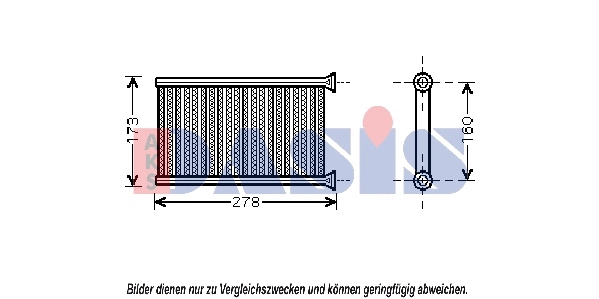 Heat Exchanger, interior heating (059012N)