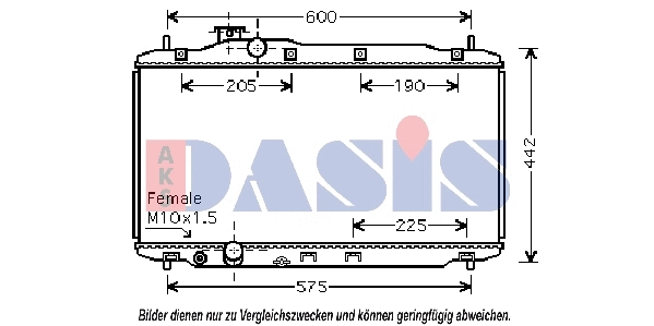 Radiator, engine cooling (100063N)