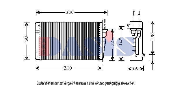 Heat Exchanger, interior heating (019060N)