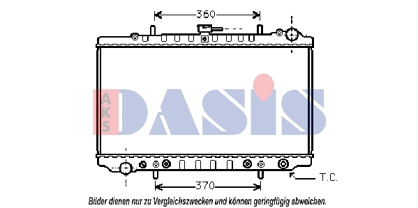 Radiator, engine cooling (070680N)