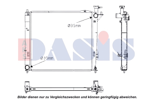 Radiator, engine cooling (560097N)