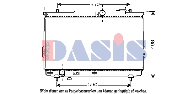 Radiator, engine cooling (510035N)