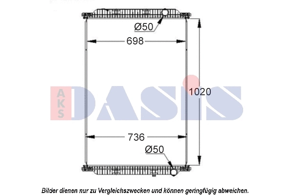 Radiator, engine cooling (390028S)