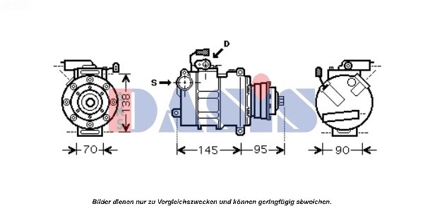 Compressor, air conditioning (851661N)