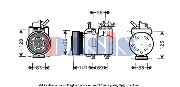 Compressor, air conditioning (851616N)