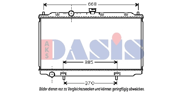 Radiator, engine cooling (070088N)