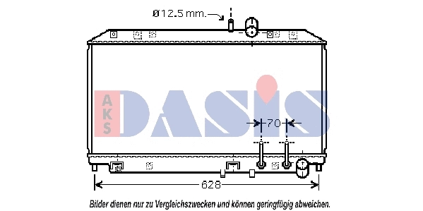 Radiator, engine cooling (110046N)