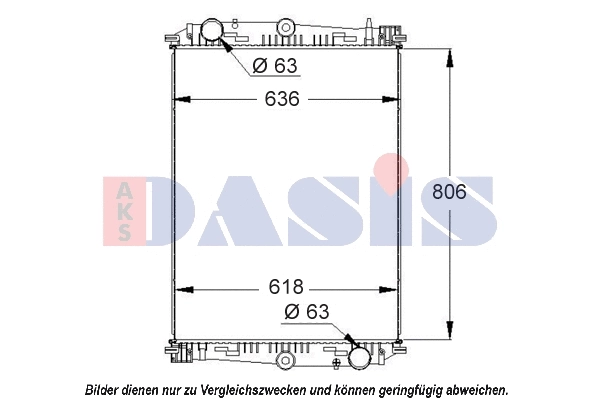 Radiator, engine cooling (290006S)
