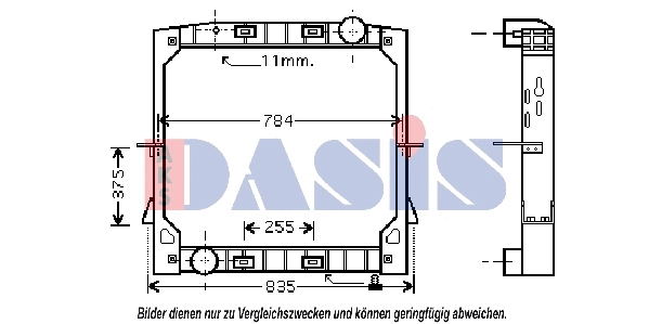 Radiator, engine cooling (400011N)