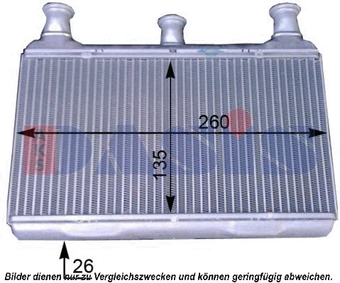 Heat Exchanger, interior heating (059008N)