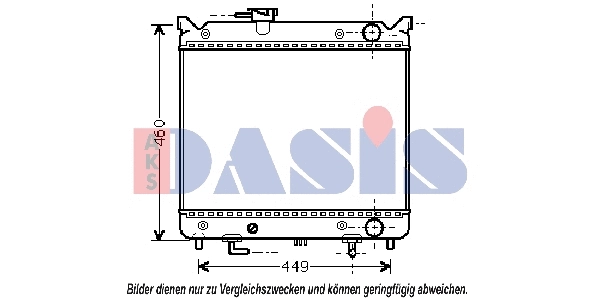 Radiator, engine cooling (320022N)