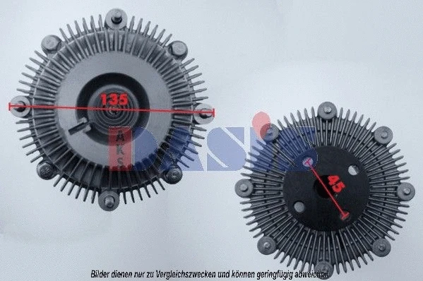 Clutch, radiator fan (148050N)