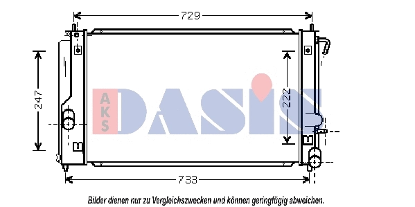 Radiator, engine cooling (210094N)
