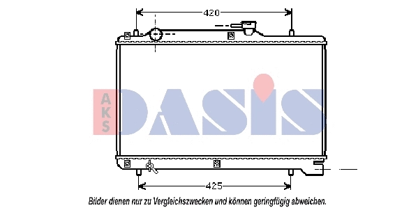 Radiator, engine cooling (320430N)