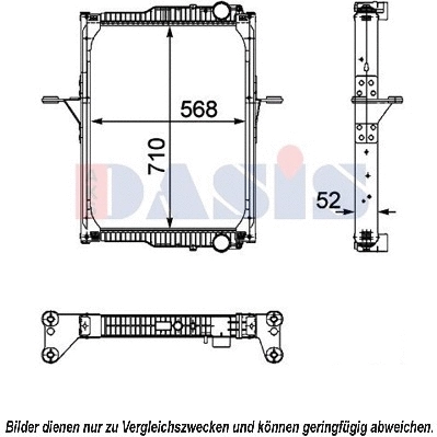 Radiator, engine cooling (390044N)