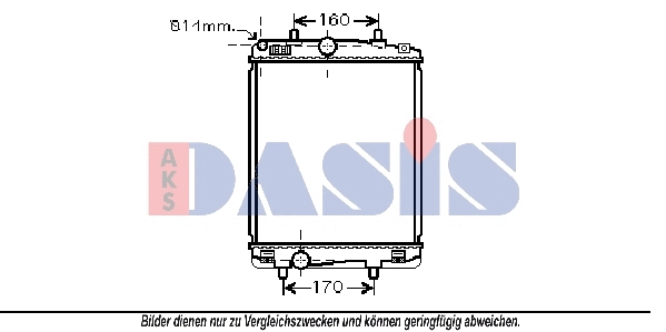 Radiator, engine cooling (160092N)